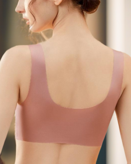 Wireless Front Clasp Full Cup Bra – Seamless Lift, Breathable Comfort & Wide Straps #11557