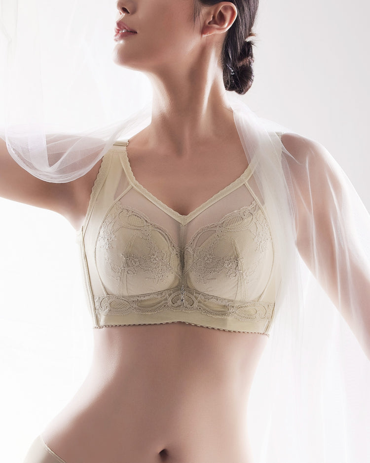 Everyday Comfort Seamless Support Adjustable Thin Cup Bra #12331