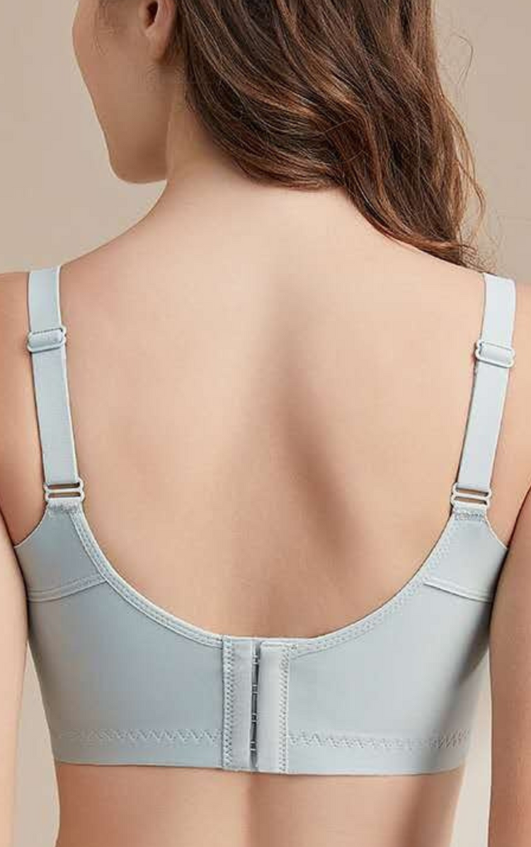 Silk-Lined Side Support Bra – Wireless 3D Medium-Thick Cups, U-Back Sculpting & All-Day Comfort #12531