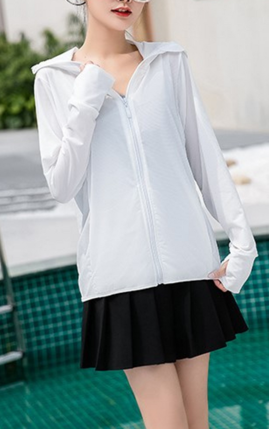 Sun Protection Jacket with Mesh Mask - UPF 50+ | Bradoria