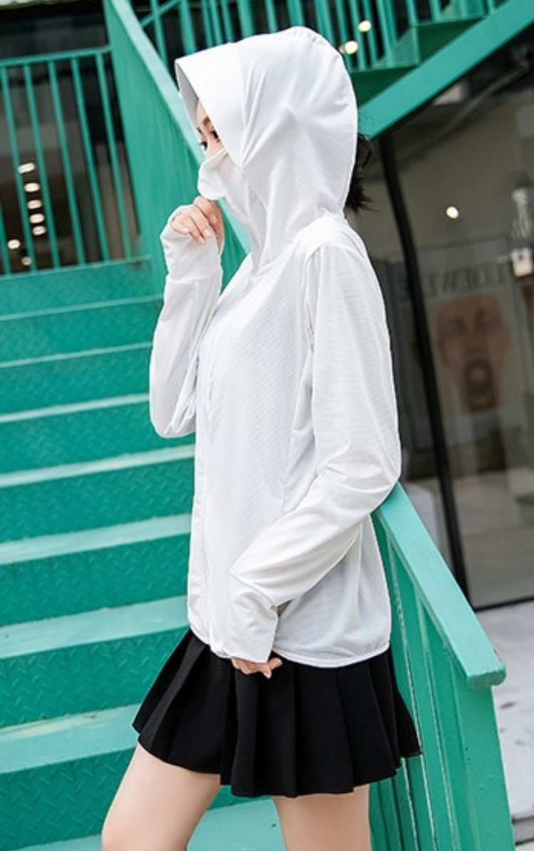 Sun Protection Jacket with Mesh Mask - UPF 50+ | Bradoria