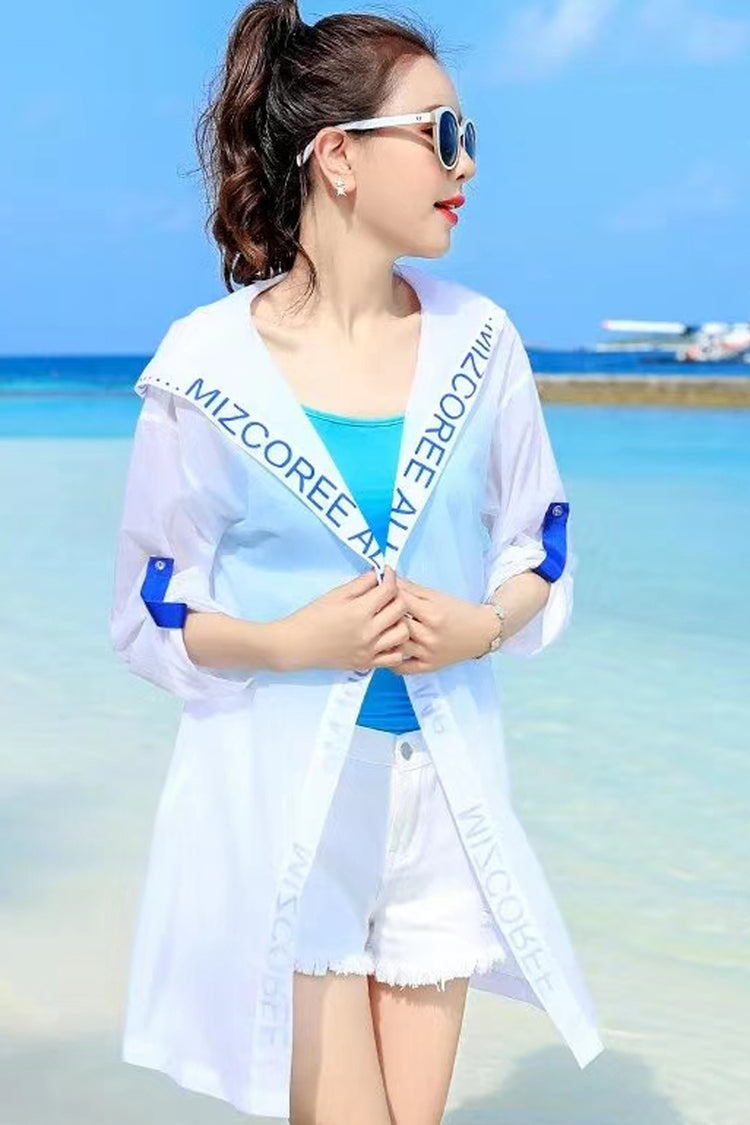 UPF 50+ Button-Down Hooded Sun Protection Jacket | Bradoria