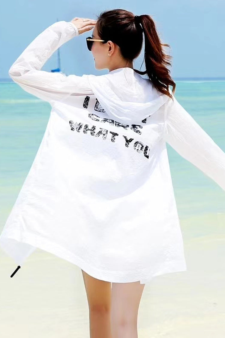 UPF 50+ Girly Zip Sun Protection Hoodie for Women | Bradoria