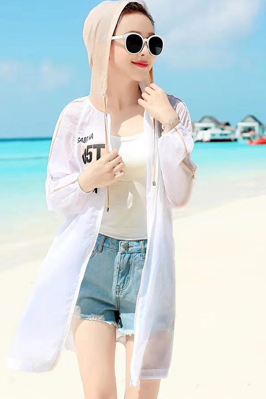 UPF 50+ Breathable Zip Sun Protection Jacket | Bradoria